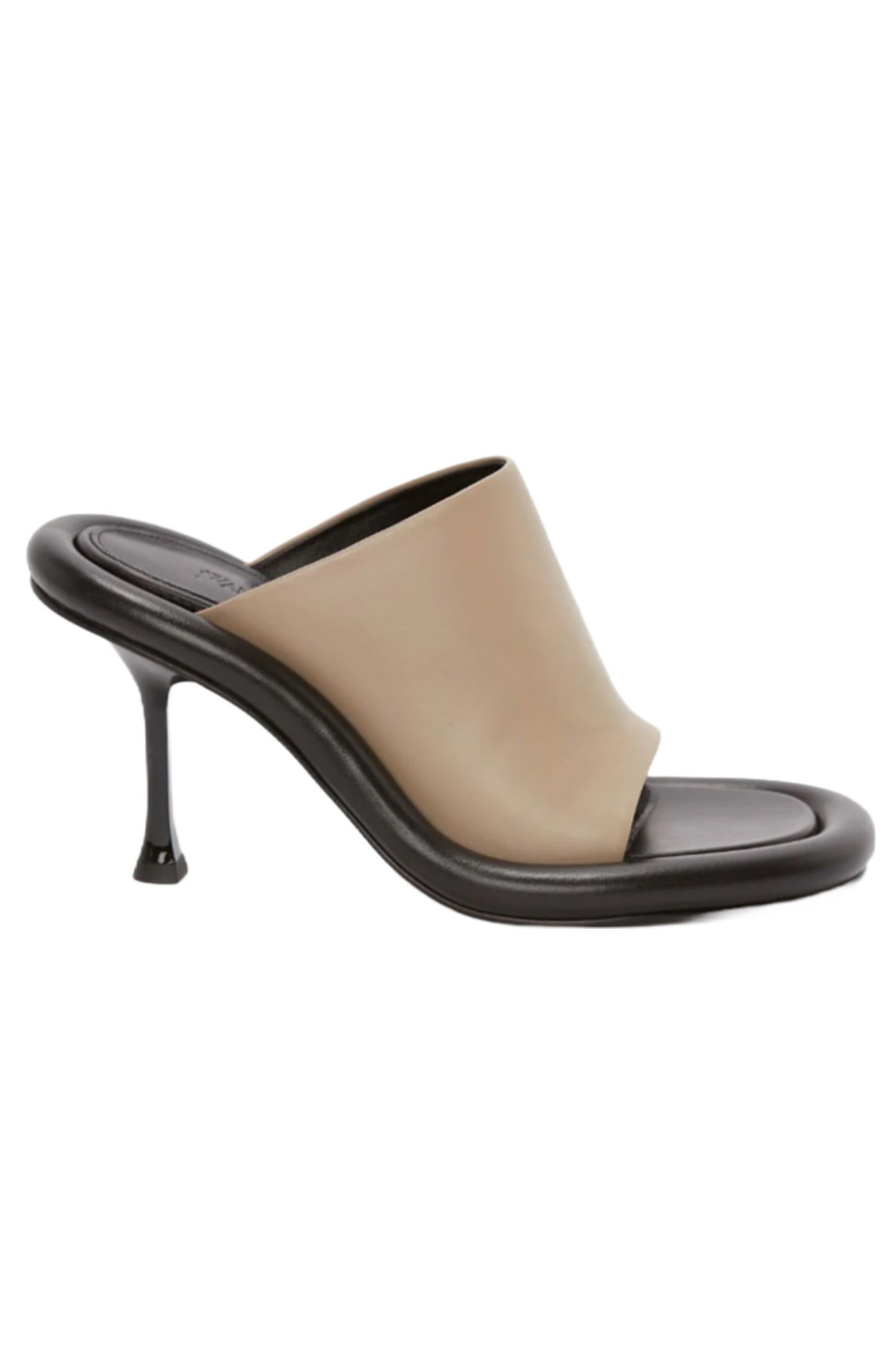 Bumper-Tube Leather Mules