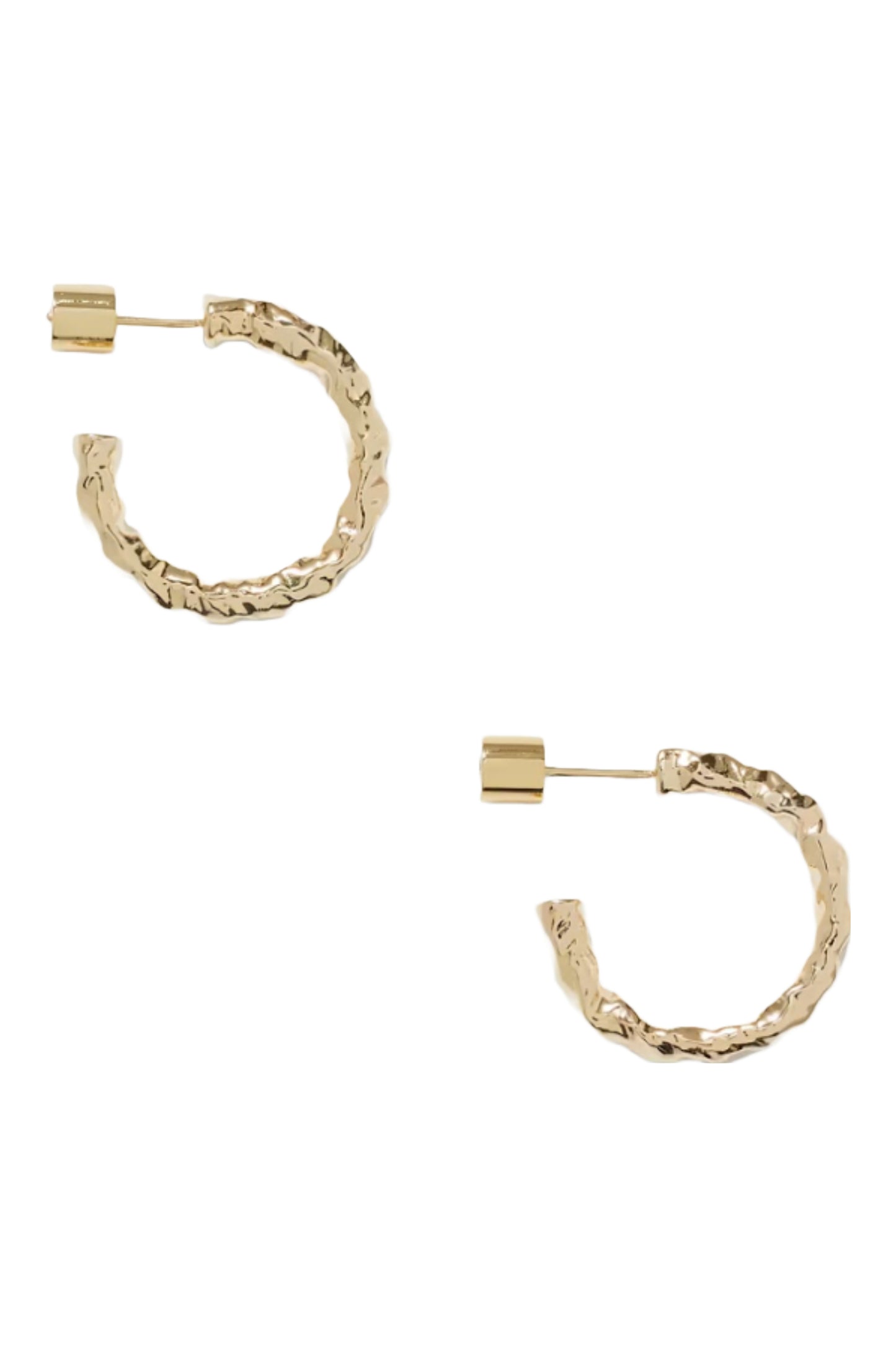 Hailey Gold-Plated Hoop Earrings