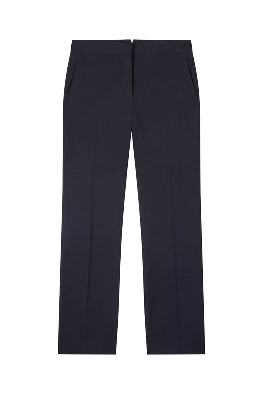 Jigsaw Palmer Fluid Twill Trousers, Black