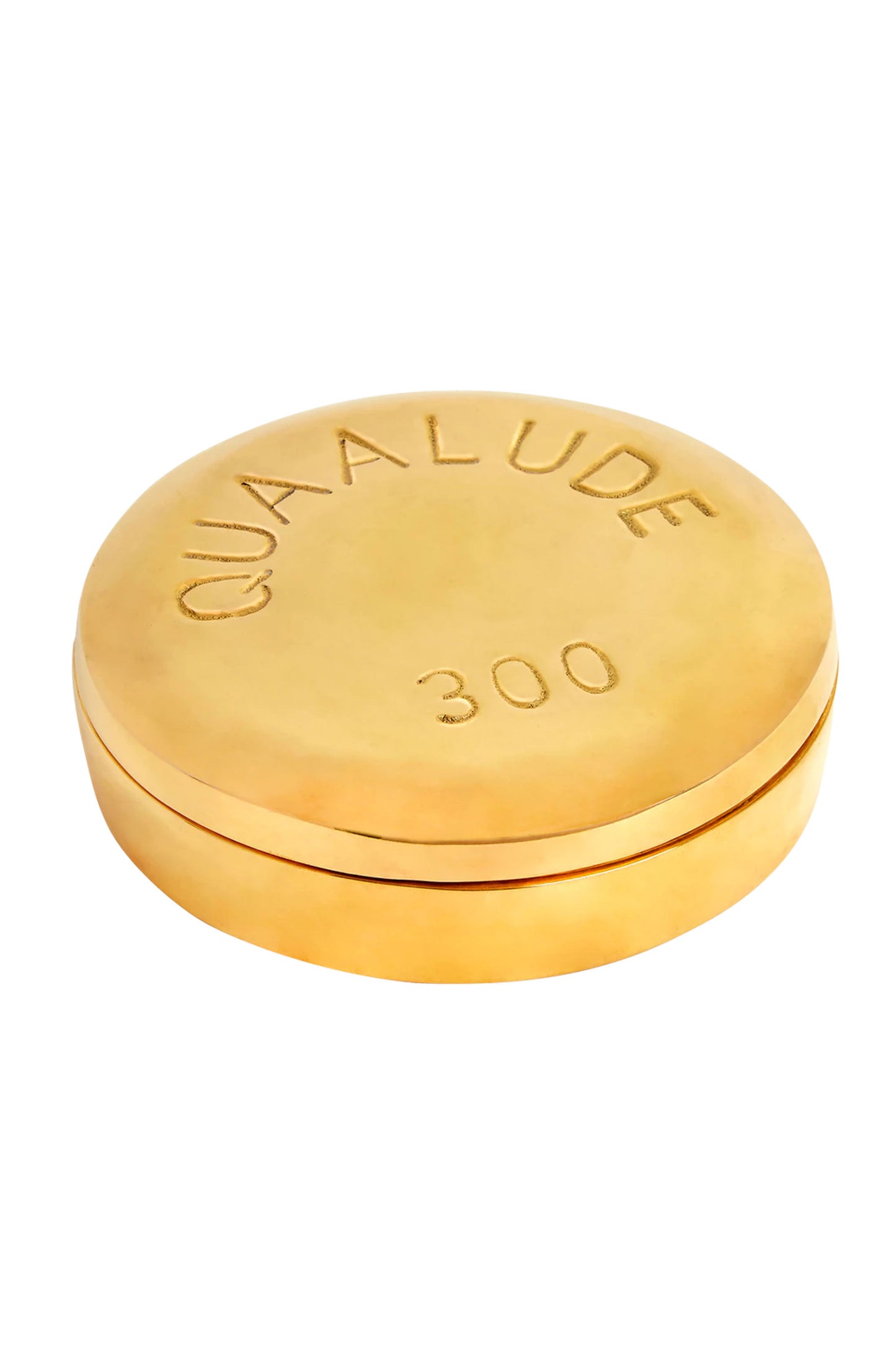 Quaalude Brass Pill Box