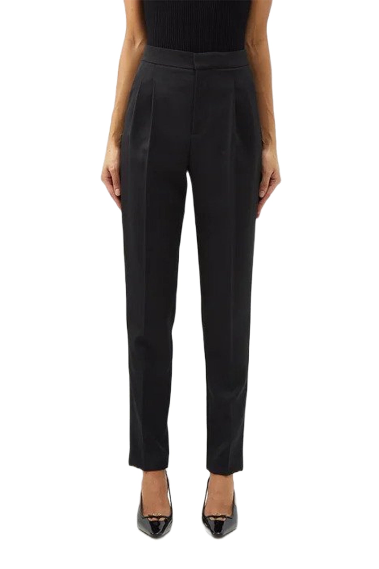 Joseph Pleated Tapered Trousers