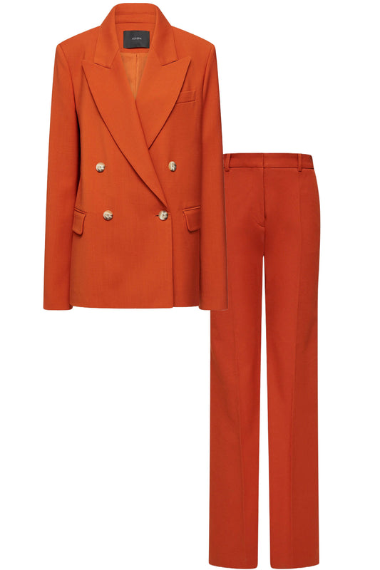 Double-Breasted Wool-Blend Suit