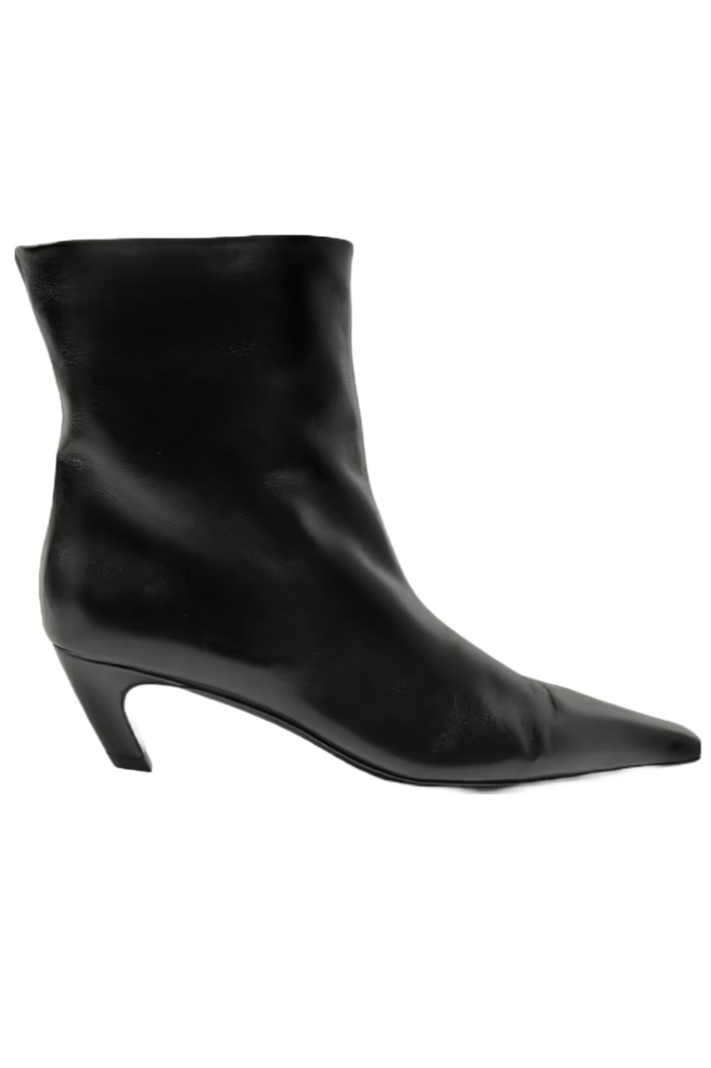 Arizona Black Leather Ankle Boots