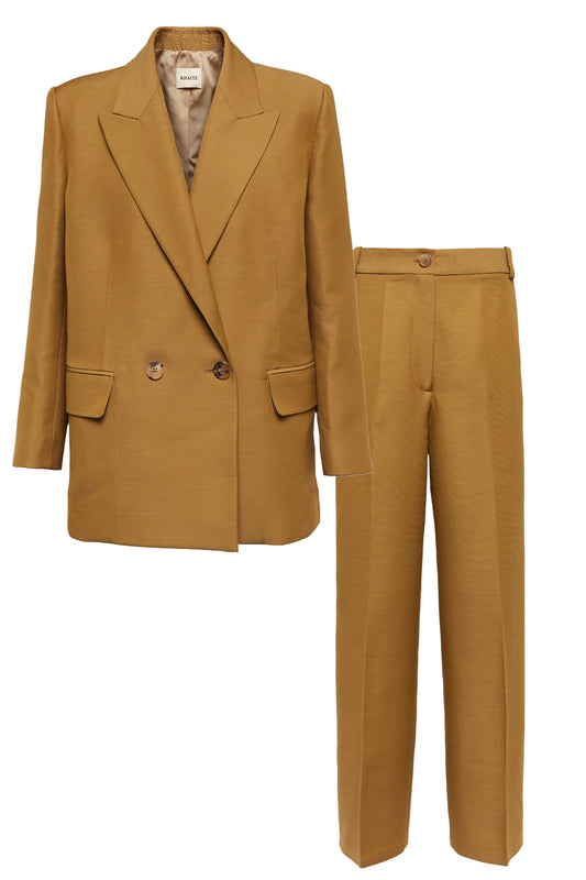 Mayley Wool-blend Jacket And Ian Wide-leg Trousers