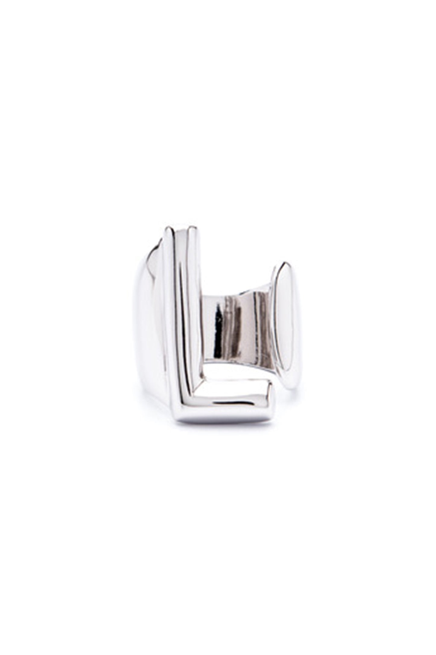 Silver Alphabet Letter Ring