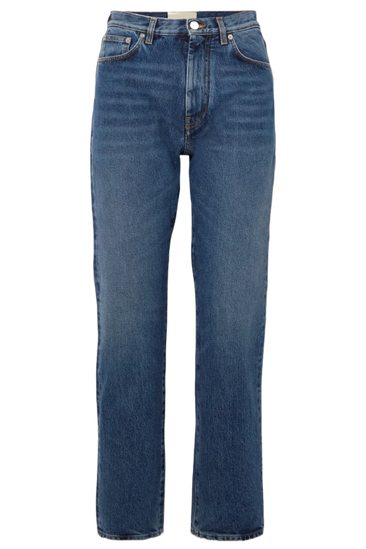 Wular Mid denim High-rise Straight-leg Organic Jeans