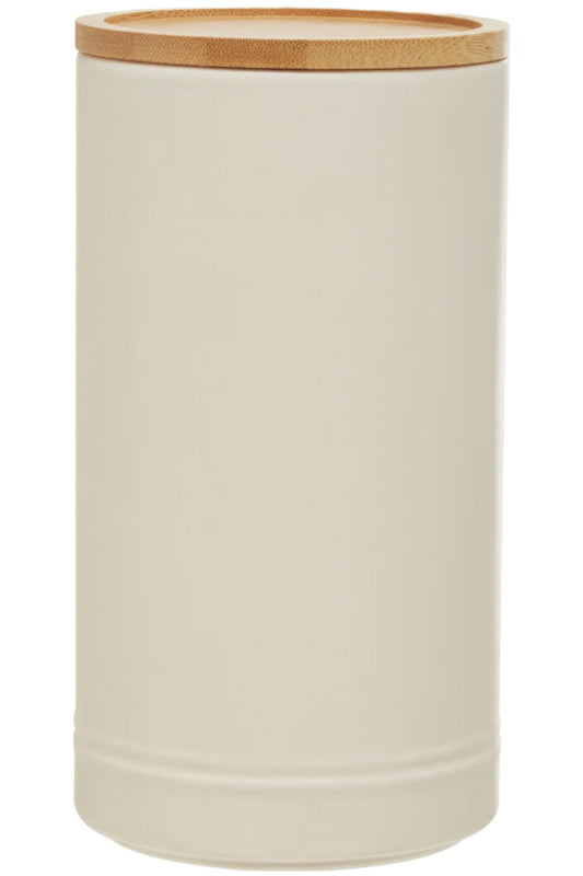 Large Kitchen Storage Canister with Bamboo Lid