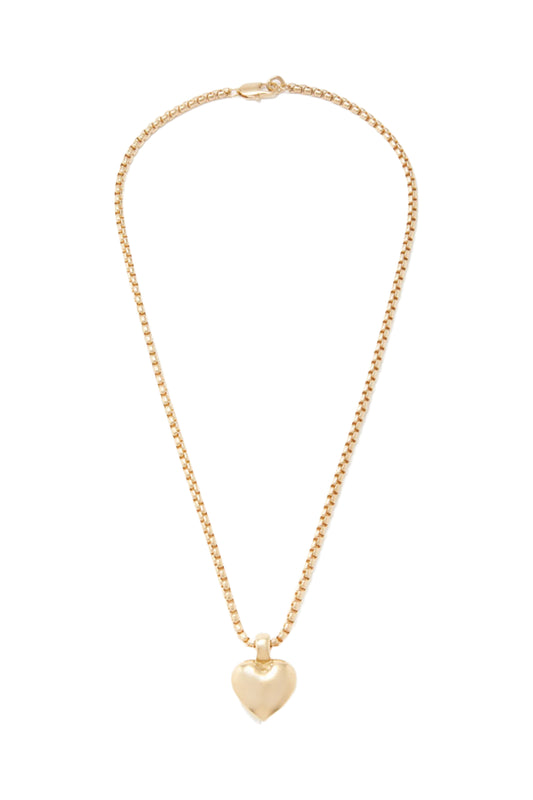 Chiara 14kt Gold-plated Heart Necklace