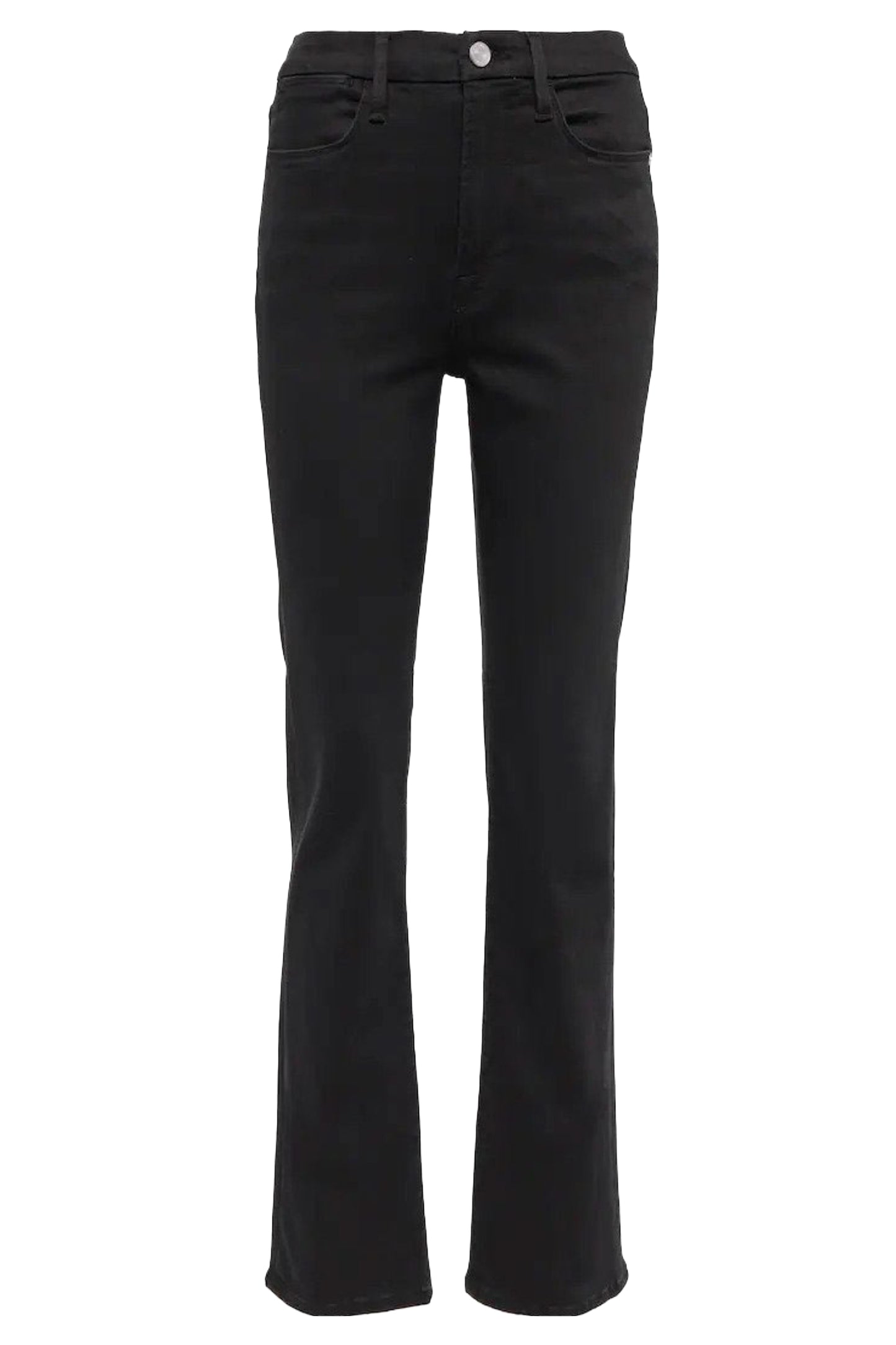 Le Super High Straight High-rise Black Jeans