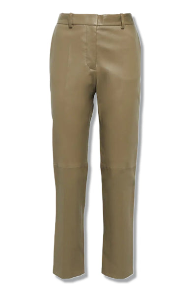 Coleman High-Rise Slim Leather Pants