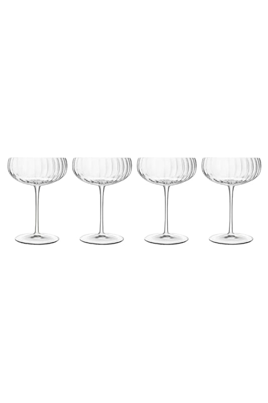 Optica Fluted Cocktail & Champagne Coupe Glass
