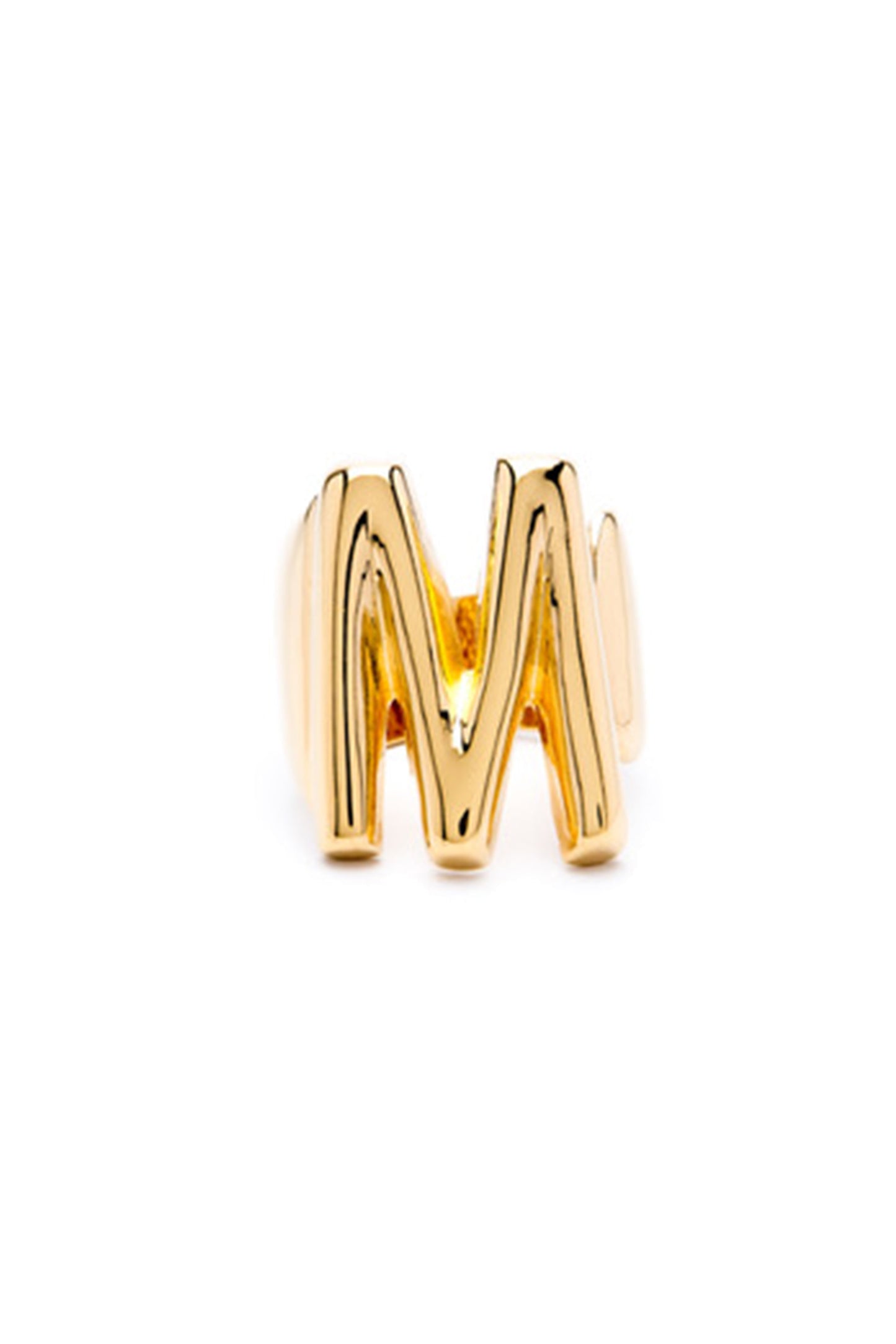 Gold Alphabet Letter Ring