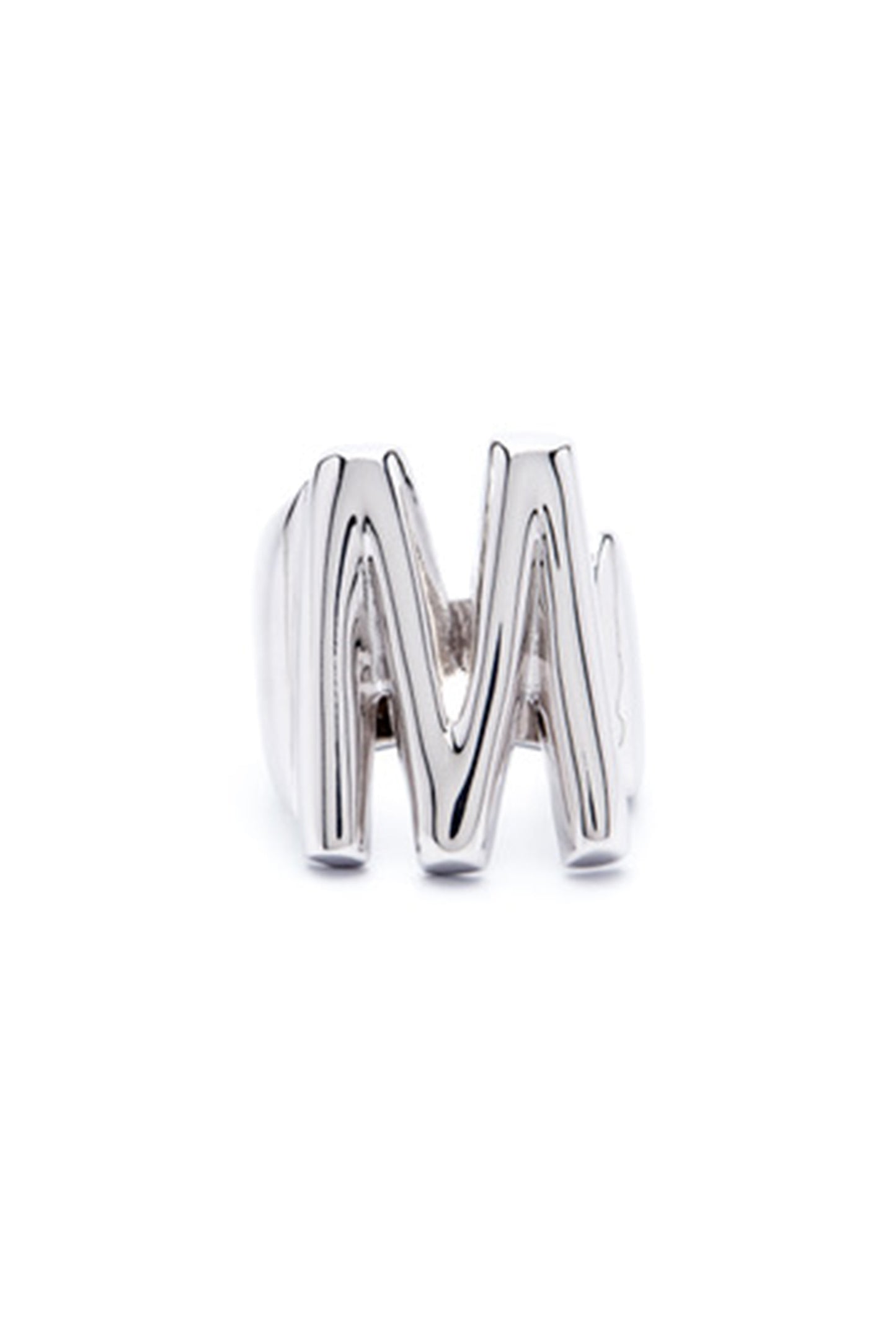 Silver Alphabet Letter Ring