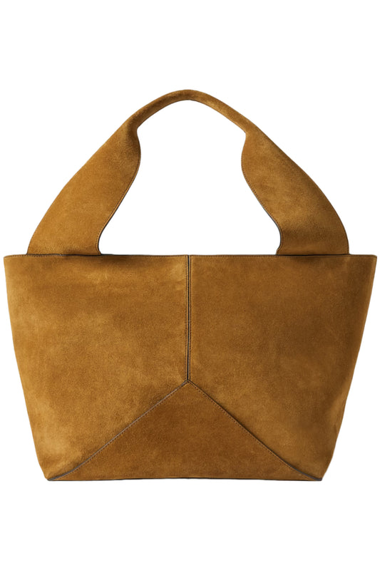 Market Camel Weekend Suede Tote