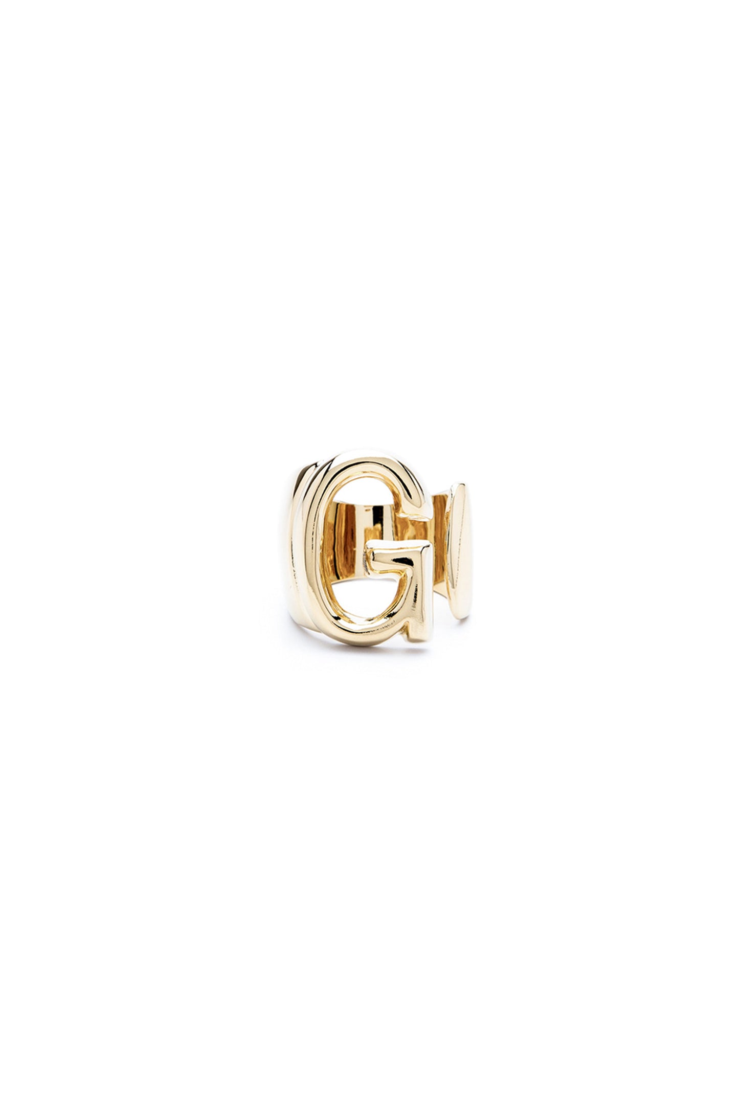 Gold Mini Alphabet Letter Ring