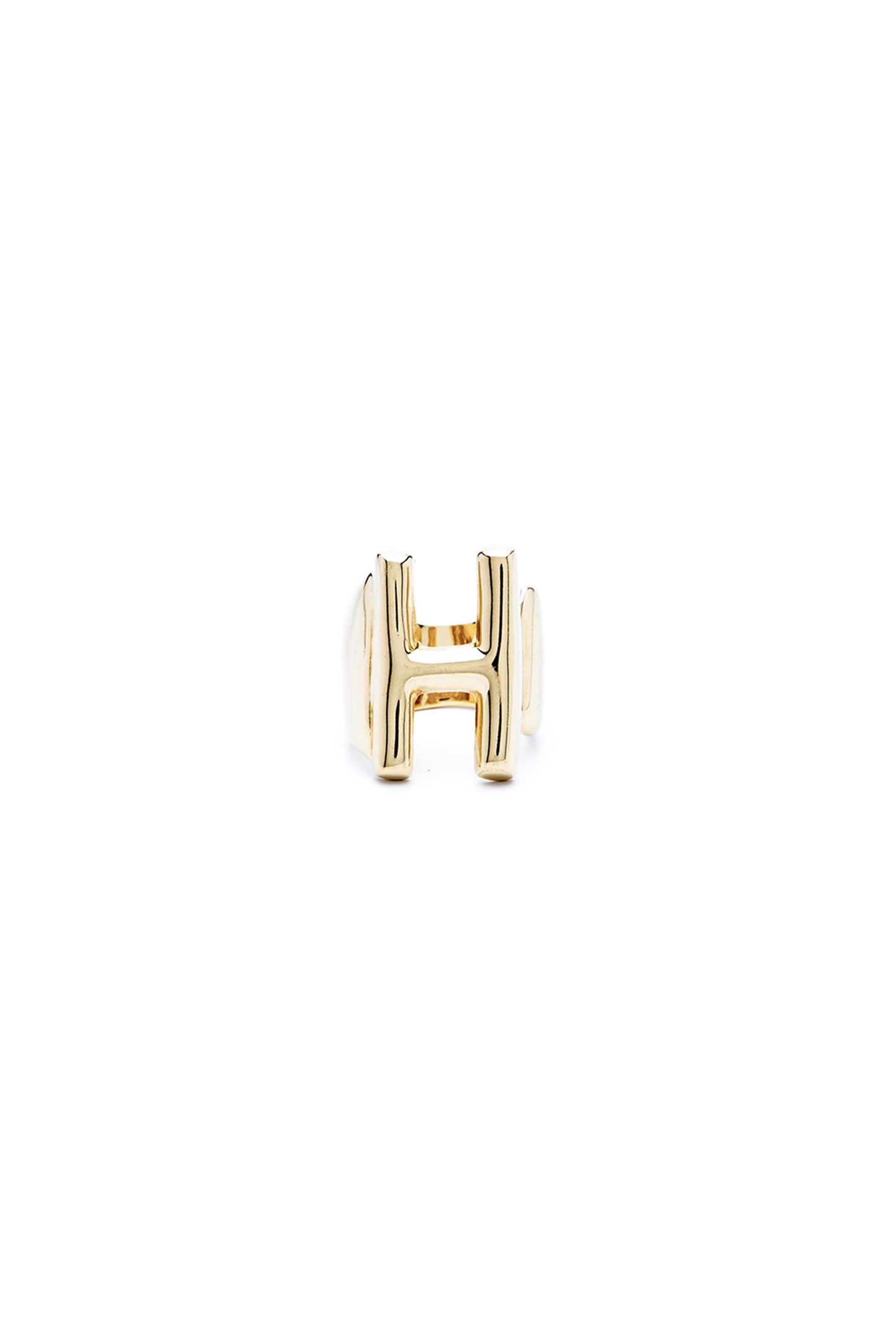 Gold Mini Alphabet Letter Ring