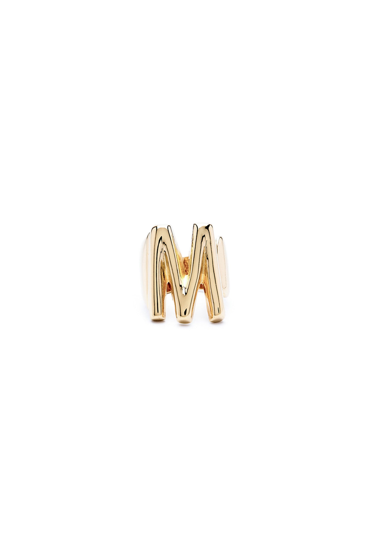 Gold Mini Alphabet Letter Ring