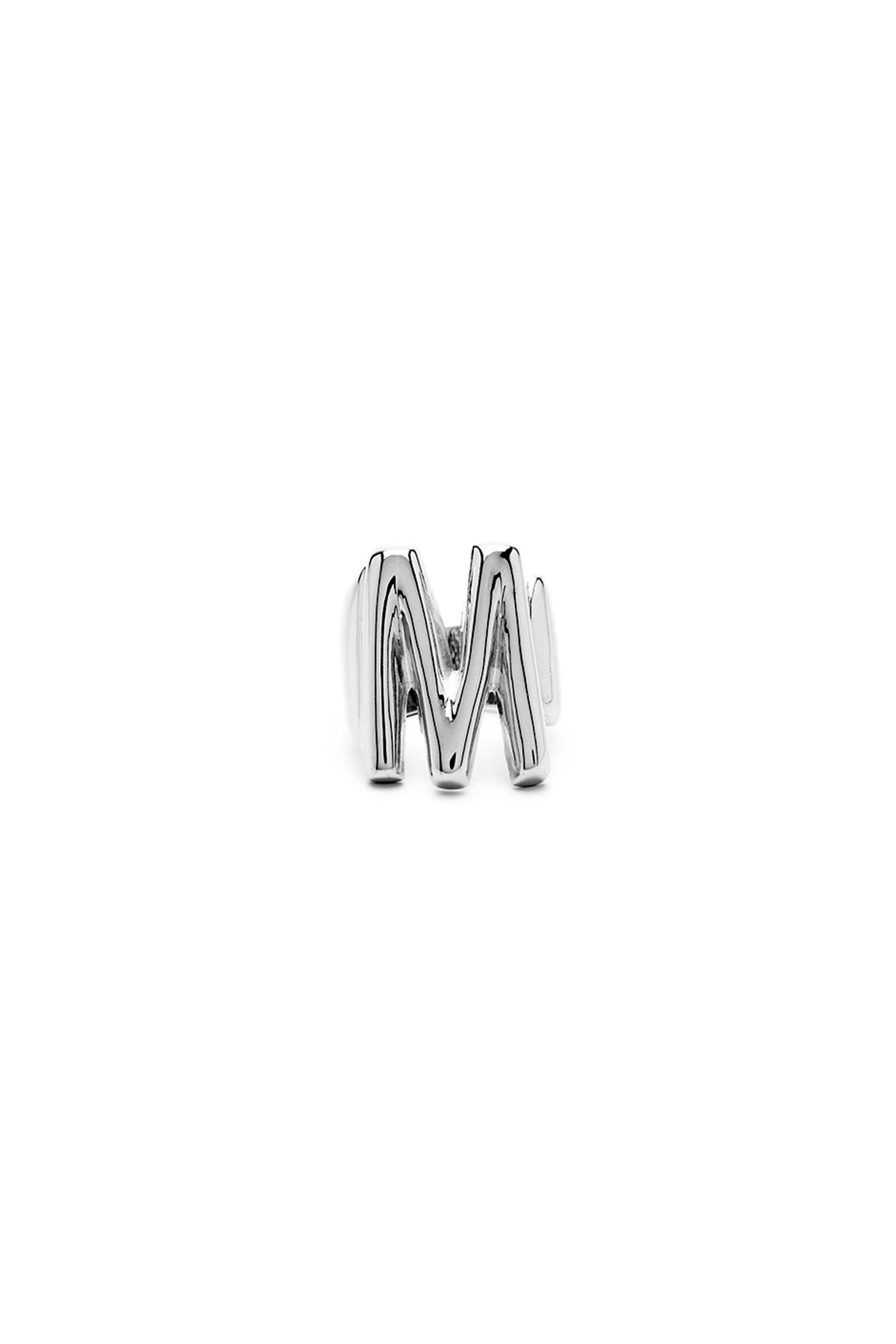 Silver Mini Alphabet Letter Ring