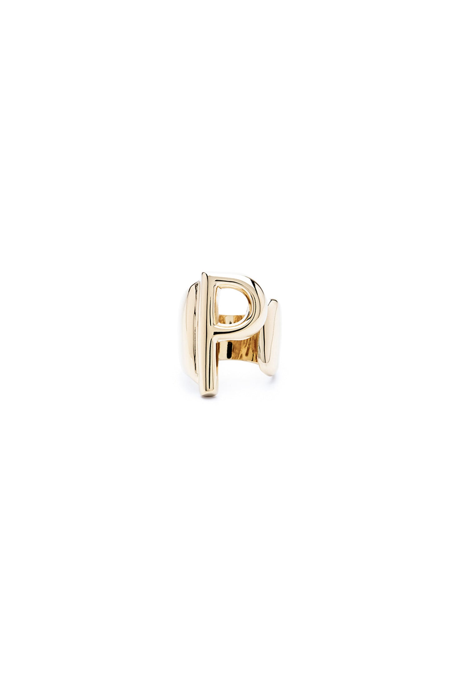 Gold Mini Alphabet Letter Ring