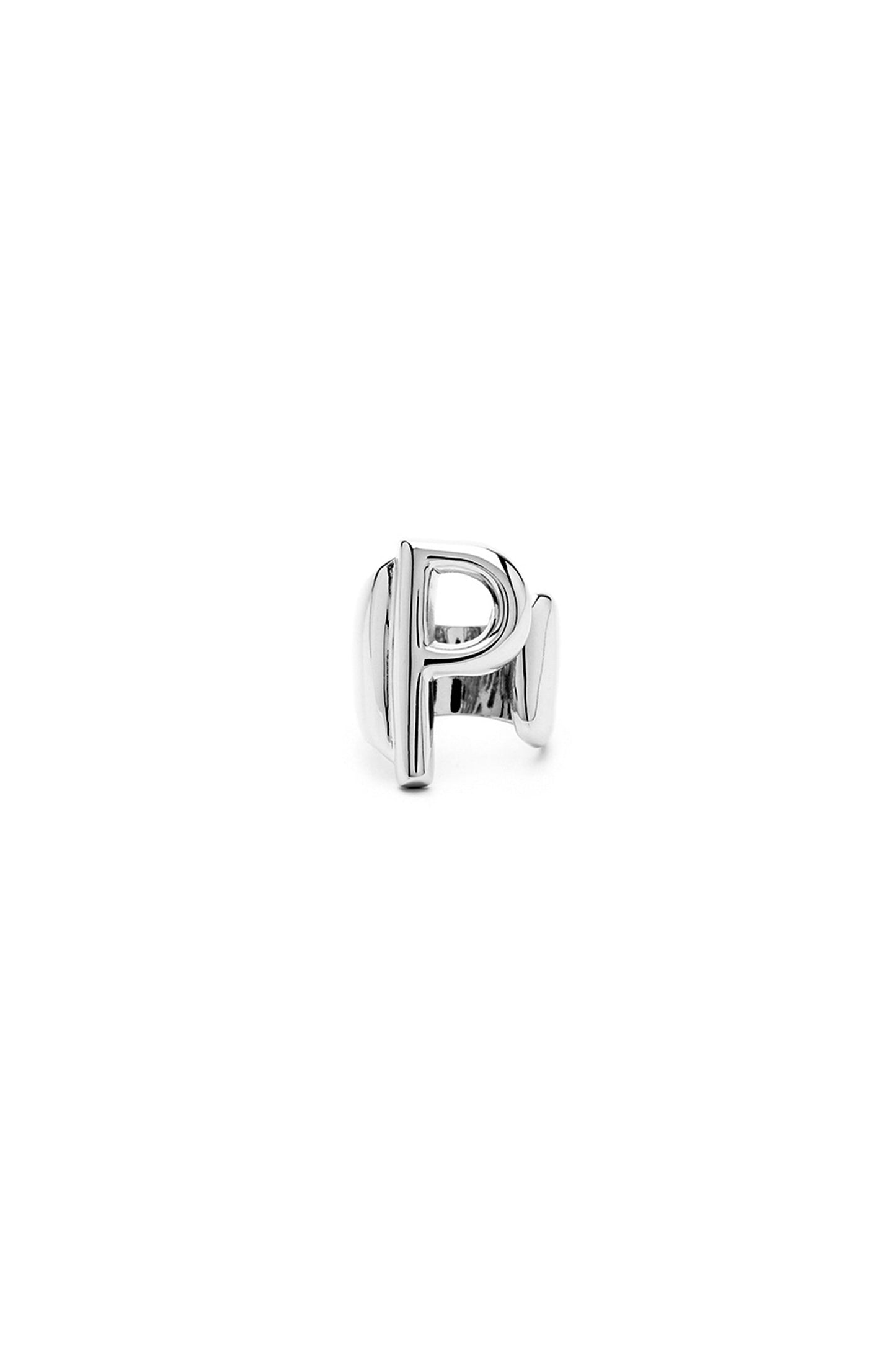 Silver Mini Alphabet Letter Ring