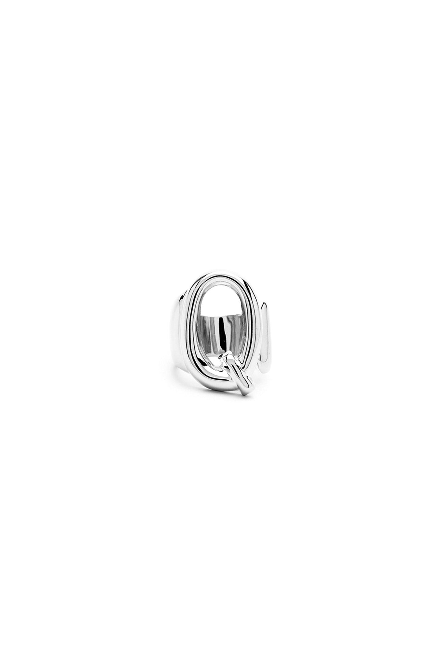 Silver Mini Alphabet Letter Ring