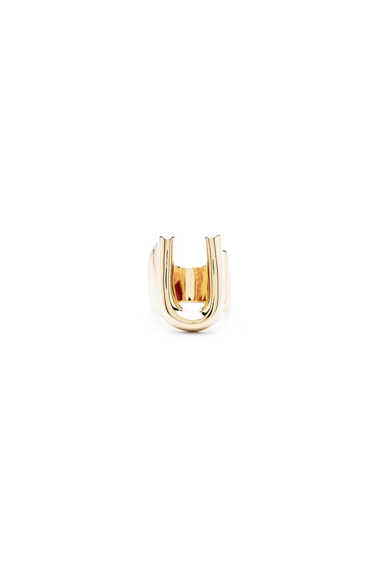 Gold Mini Alphabet Letter Ring