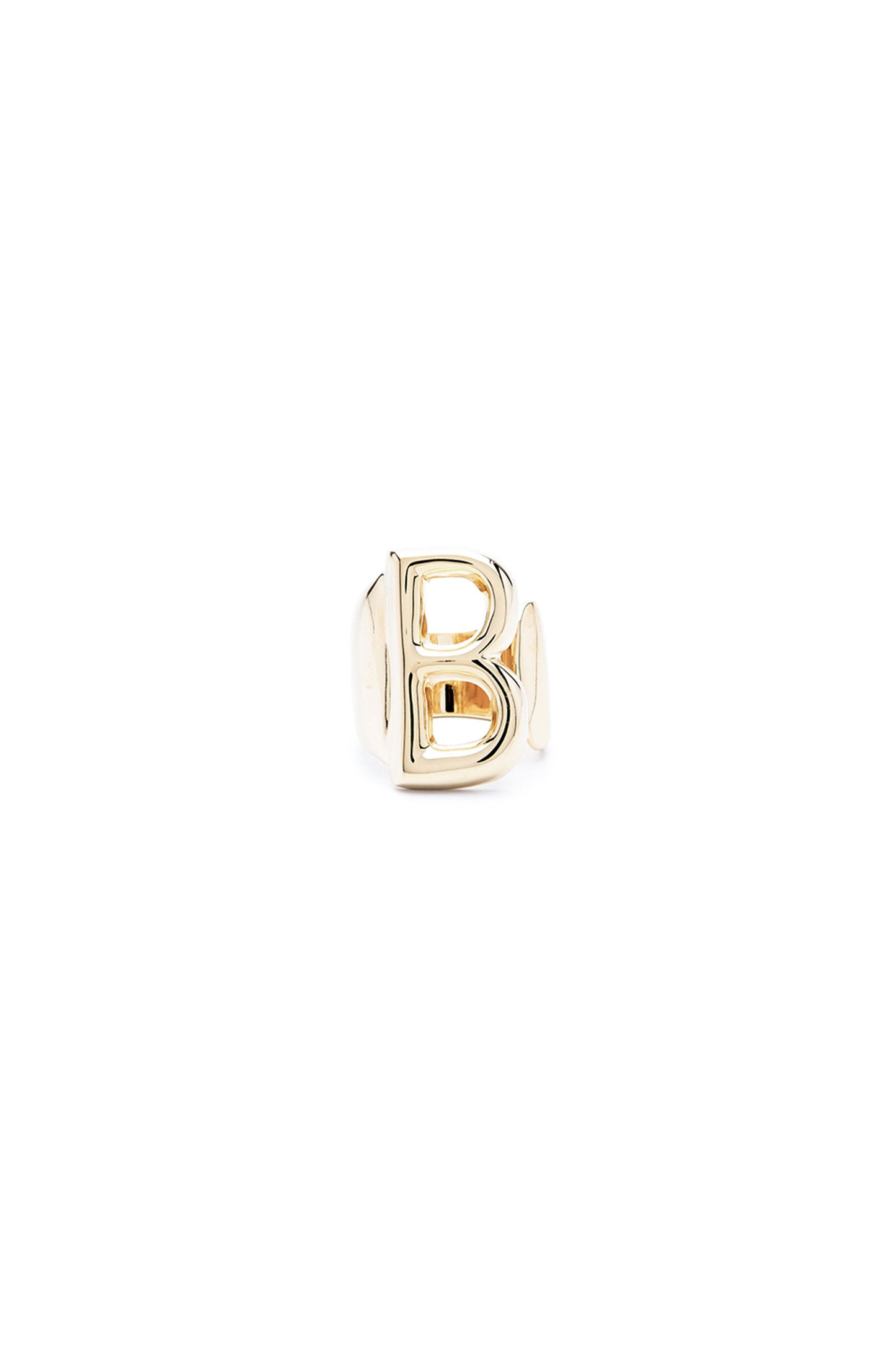 Gold Mini Alphabet Letter Ring