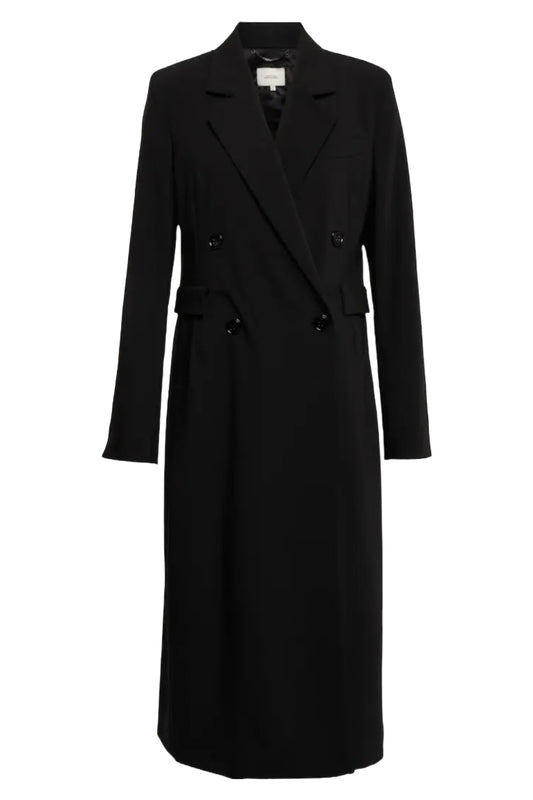 Modern Sophistication Wool-Blend Coat