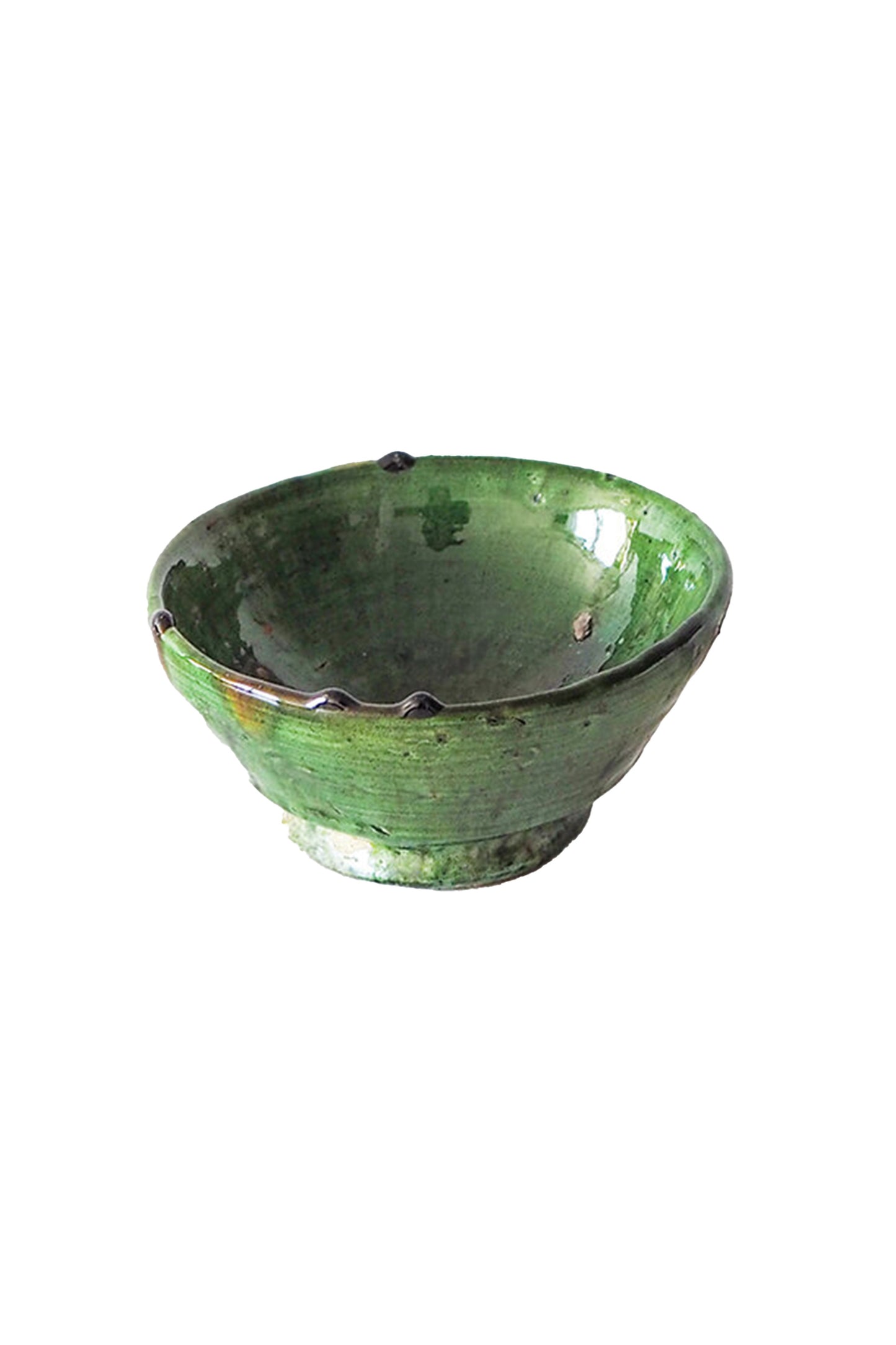 Moroccan Tamegroute Small Green Bowl