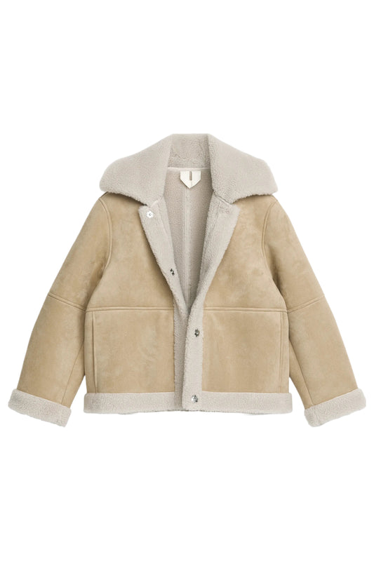 Beige Pile Jacket