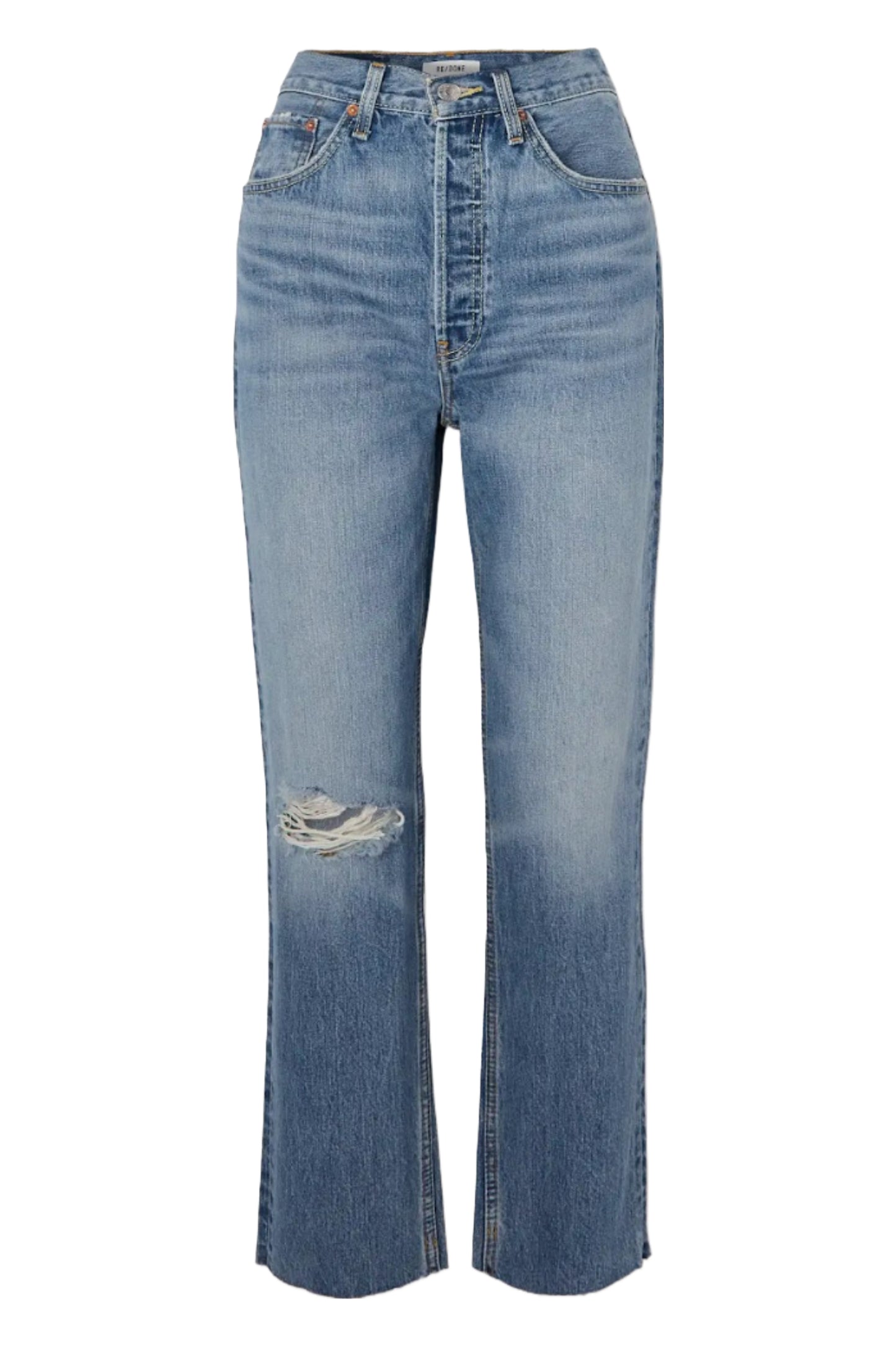 70s Ultra Cropped High-Rise Straight-Leg Jeans