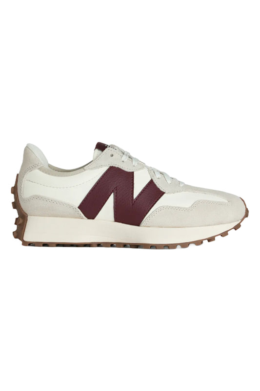 New Balance Burgundy 327 Trainers