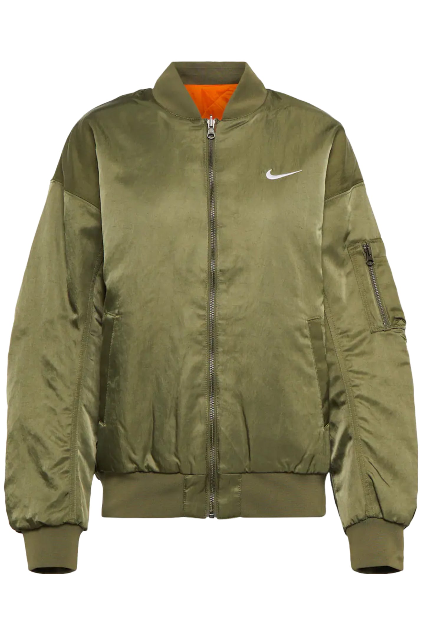 Reversible Green Bomber Jacket