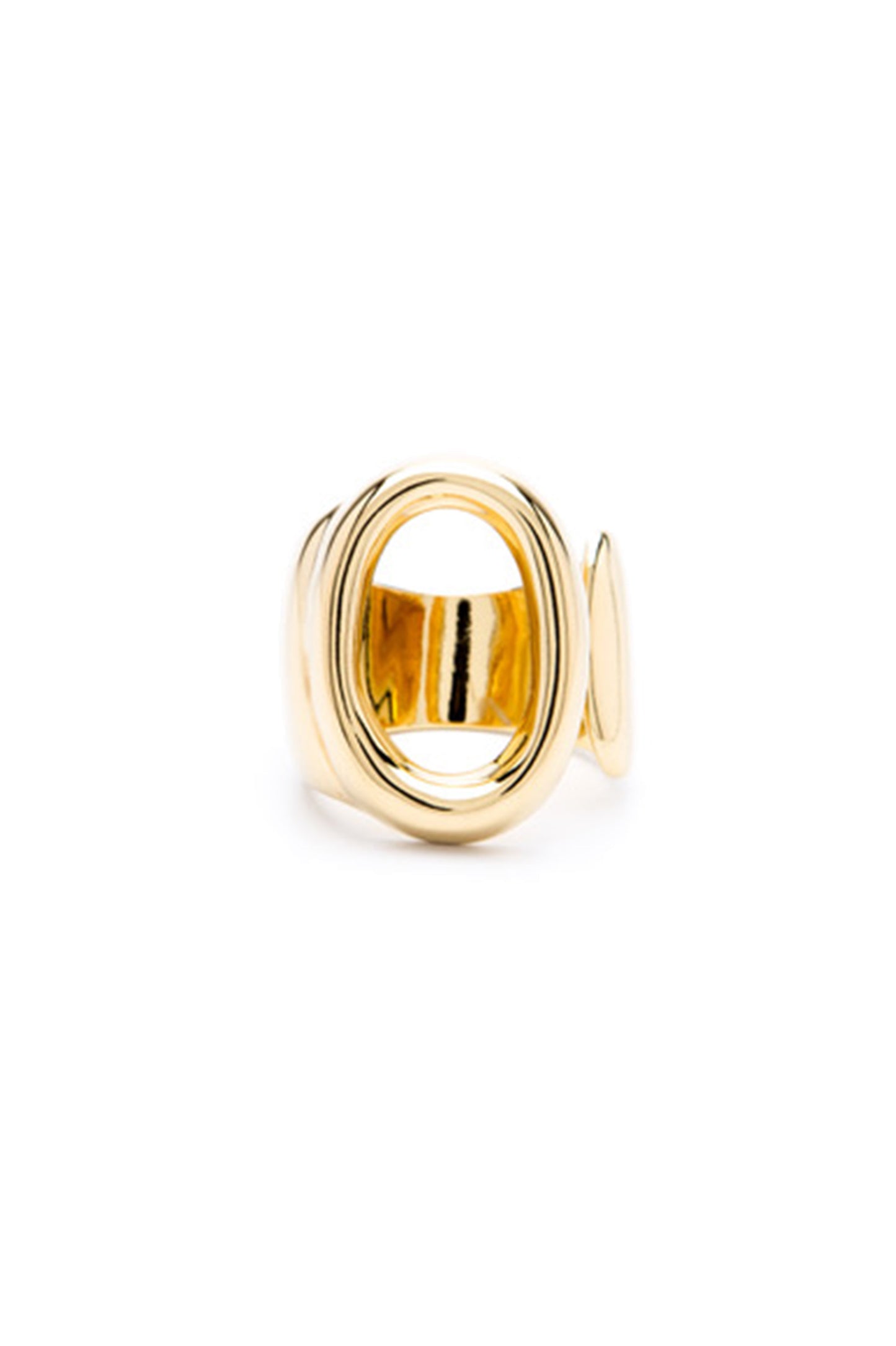 Gold Alphabet Letter Ring