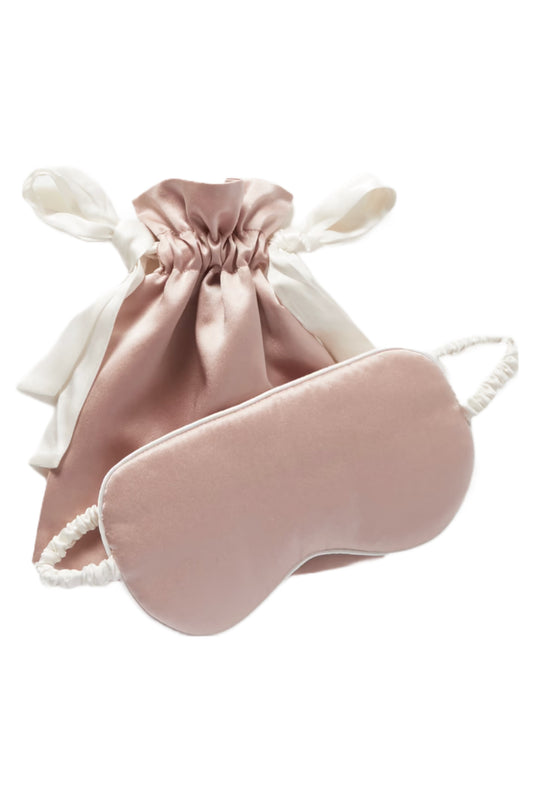 Reversible Silk-satin Eye Mask