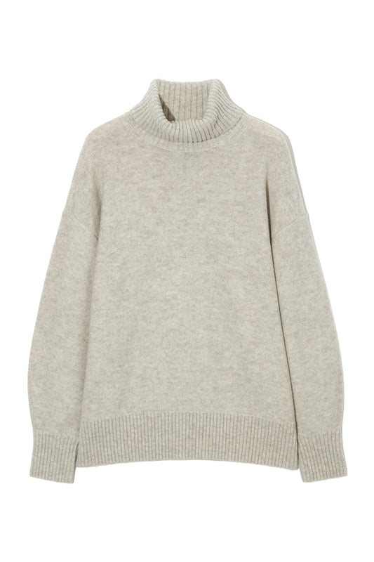 Oversized Wool Roll-Neck Jumper