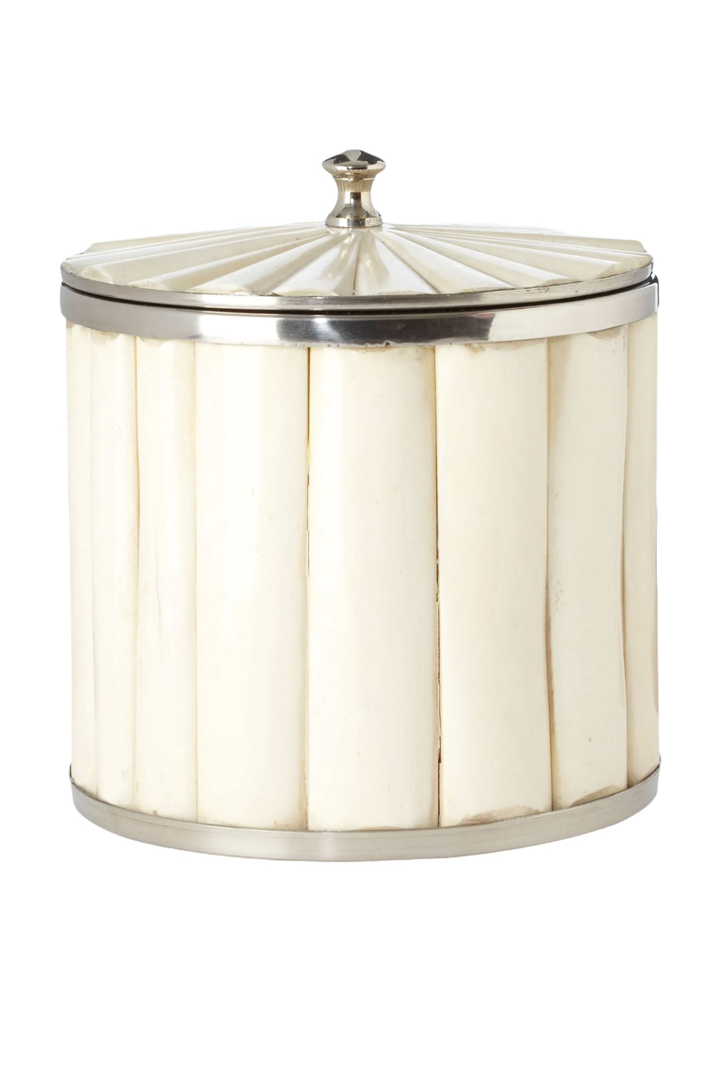 Reeded Bone Ice Bucket