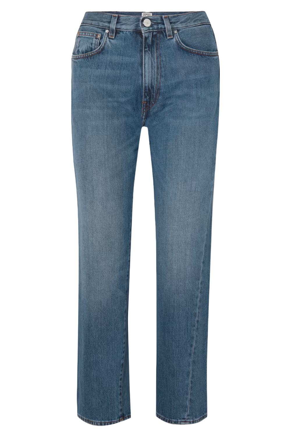 Original Mid-Denim High-Rise Straight-Leg Jeans