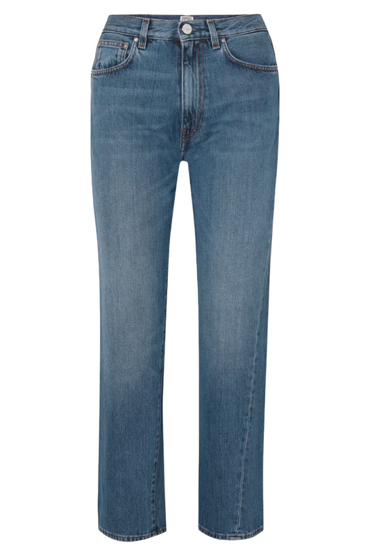 Original Mid-Denim High-Rise Straight-Leg Jeans