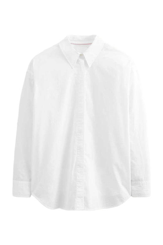 Oversized White Cotton Shirt