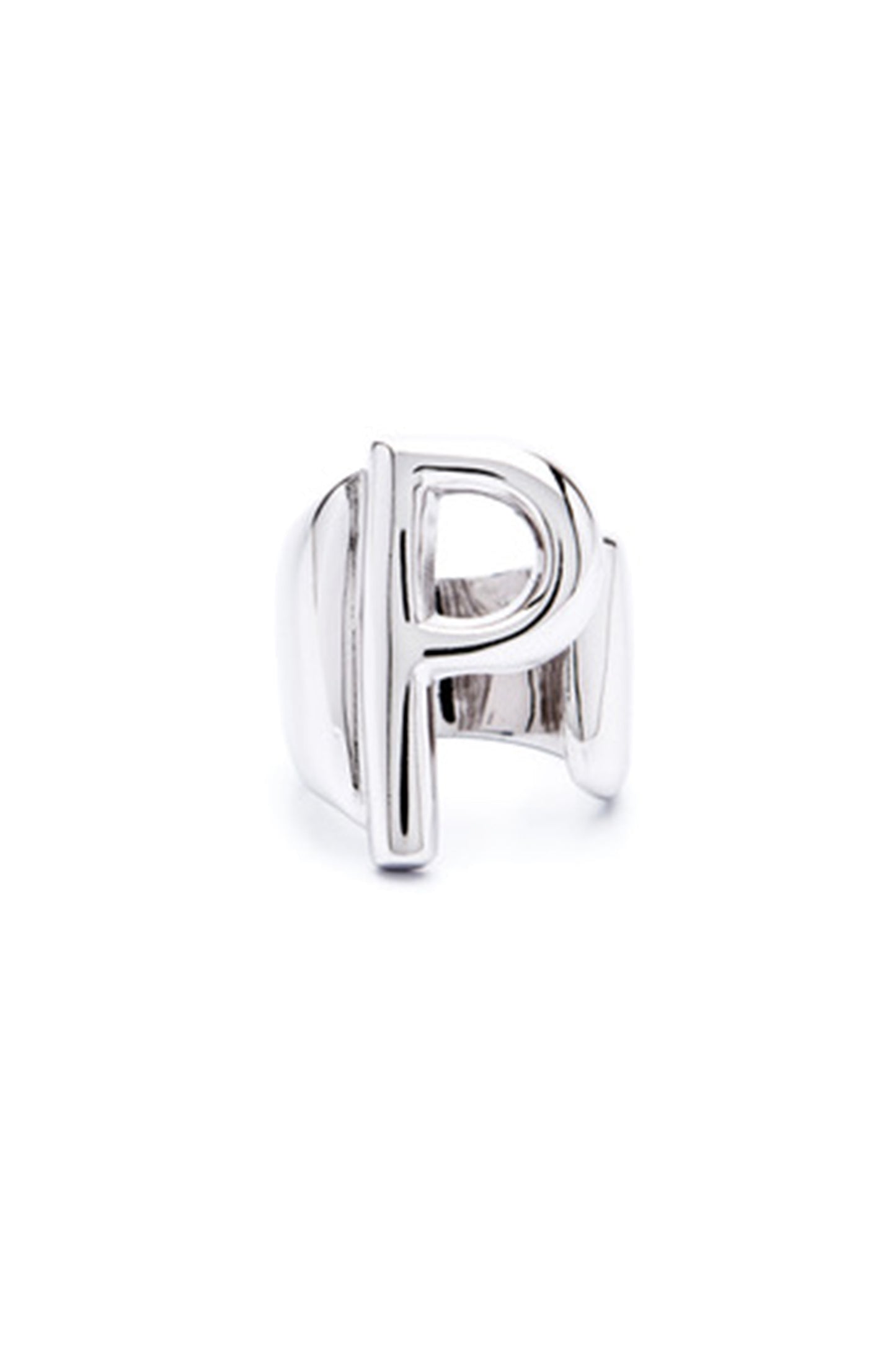 Silver Alphabet Letter Ring