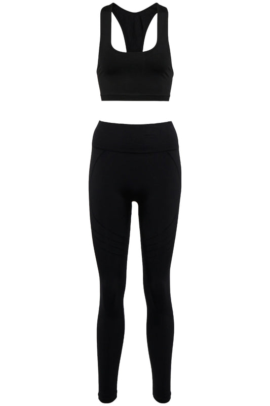 Sports Bra and Leggings Set