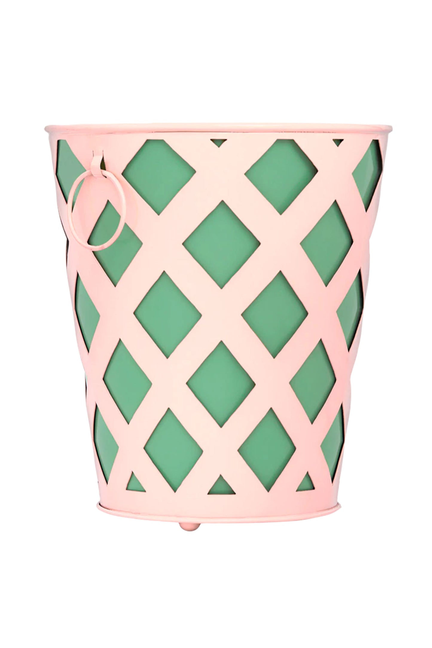 Pink Trellis Planter