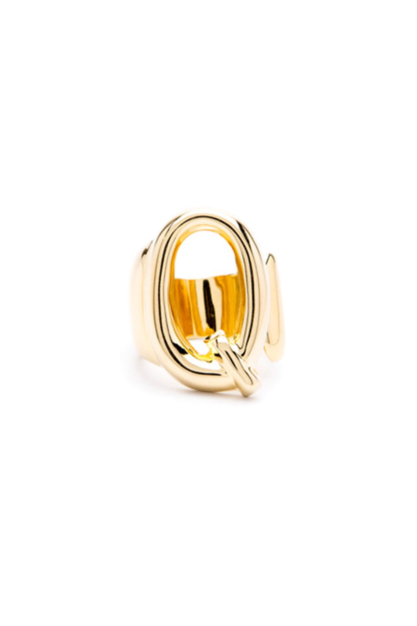 Gold Alphabet Letter Ring