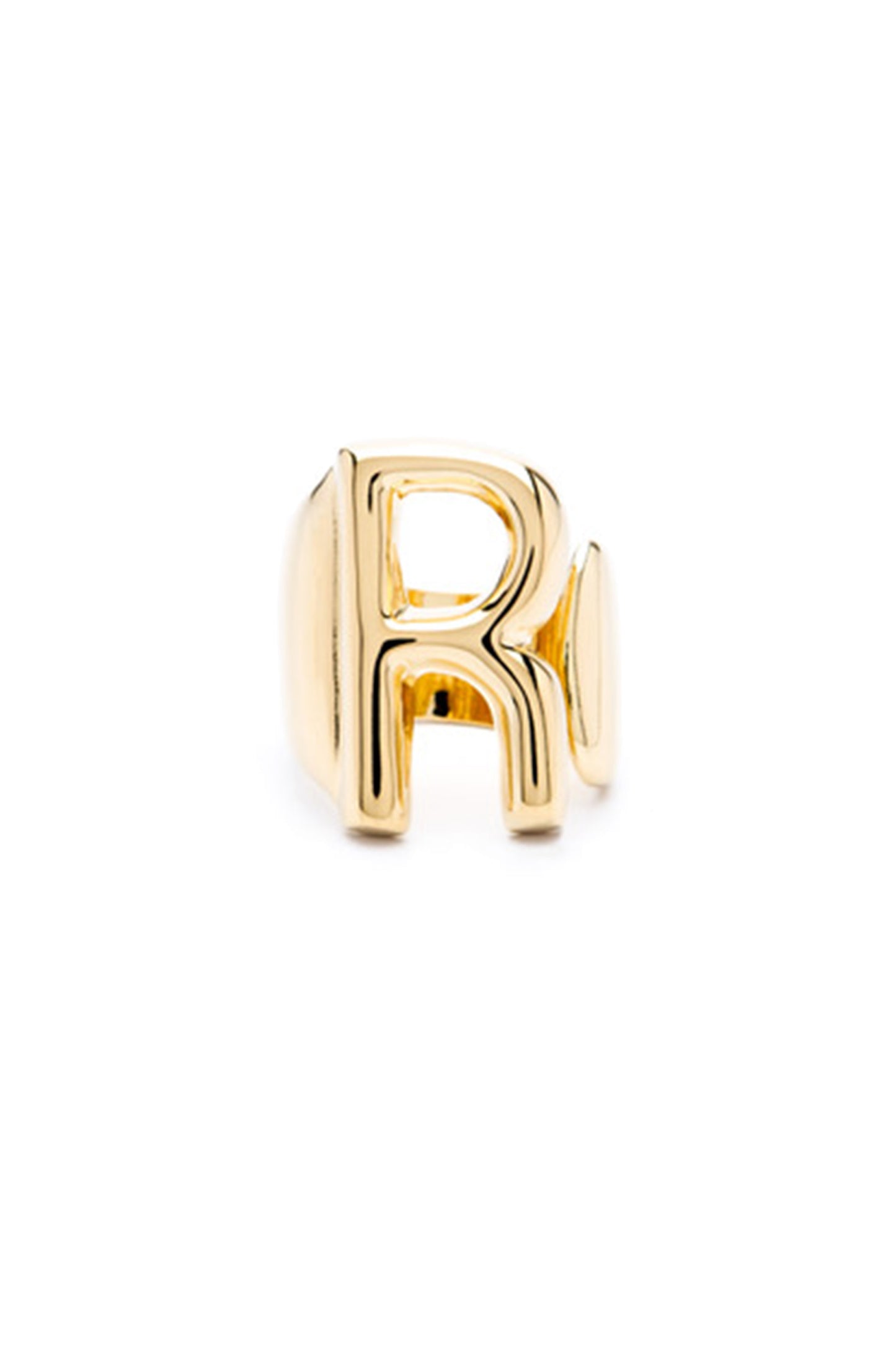 Gold Alphabet Letter Ring