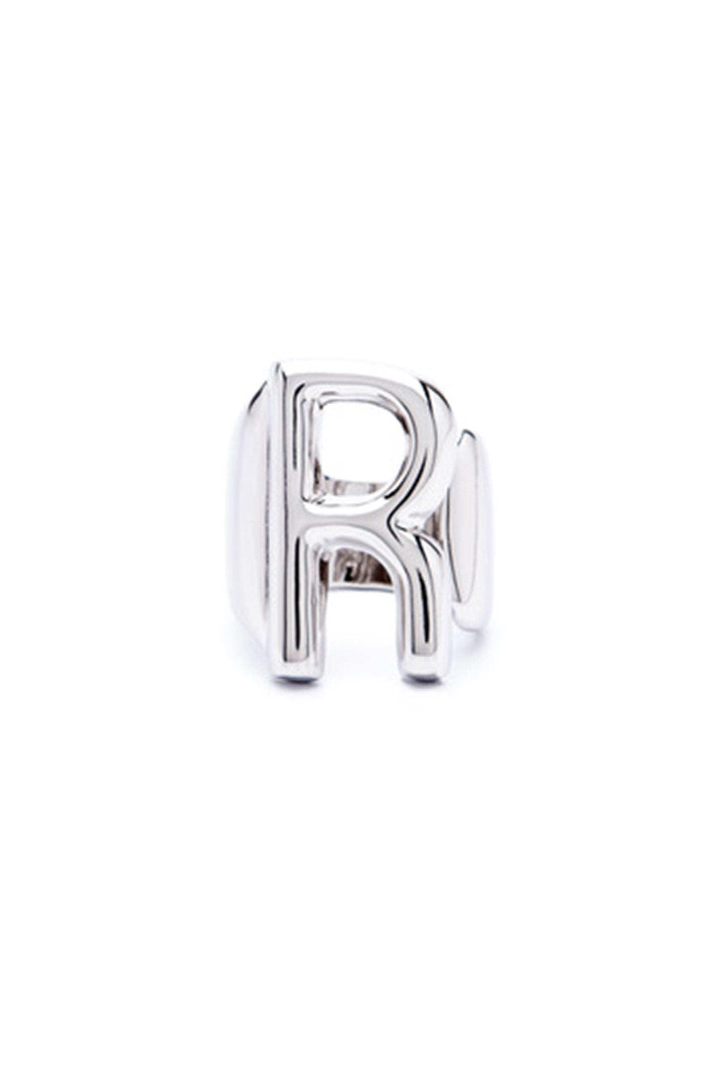 Silver Alphabet Letter Ring