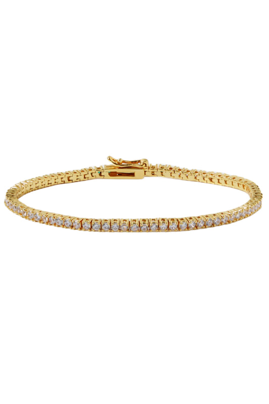 On The Rox Rally Gold-tone Cubic Zirconia Bracelet