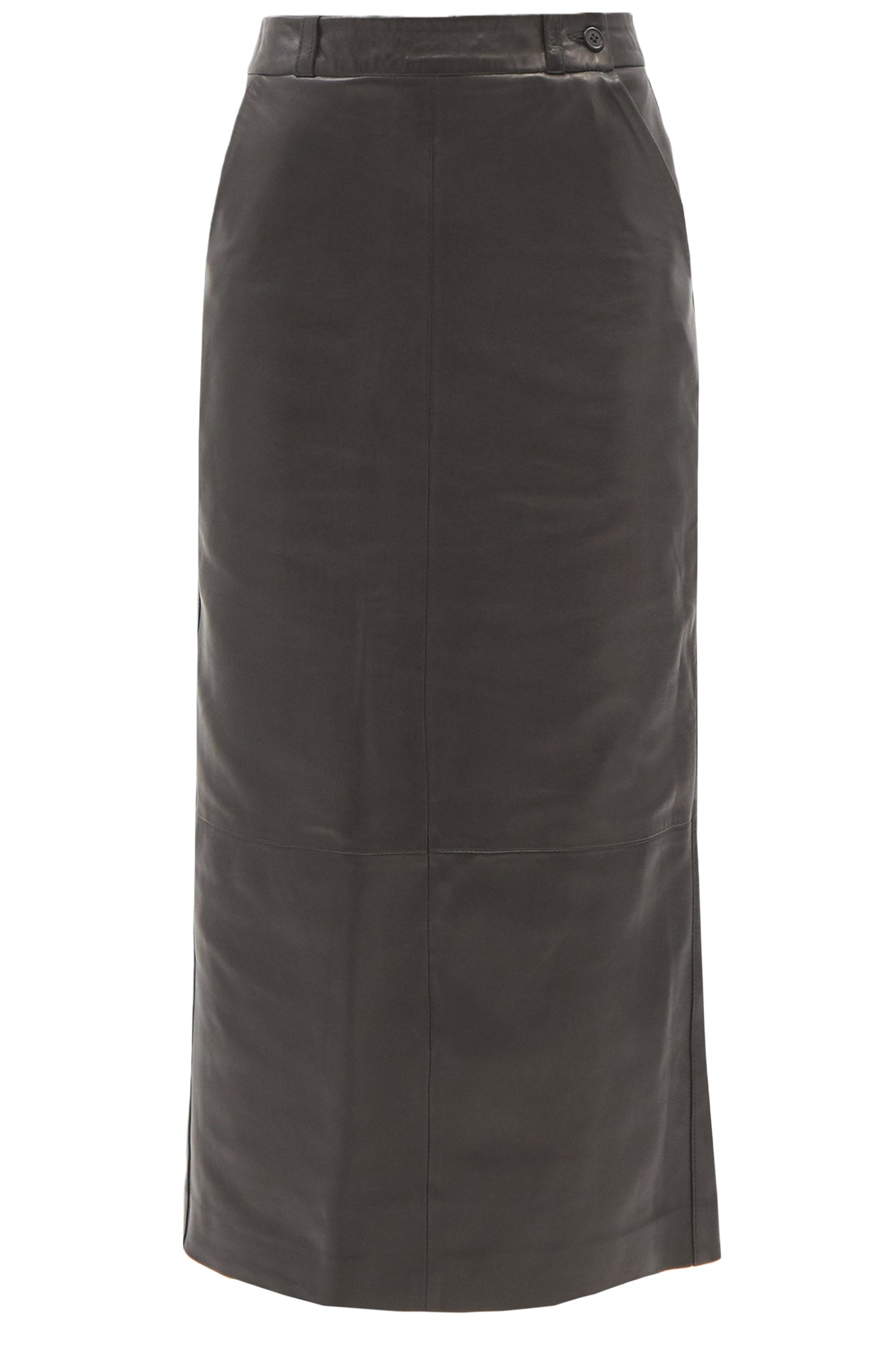 Black Leather Pencil Skirt