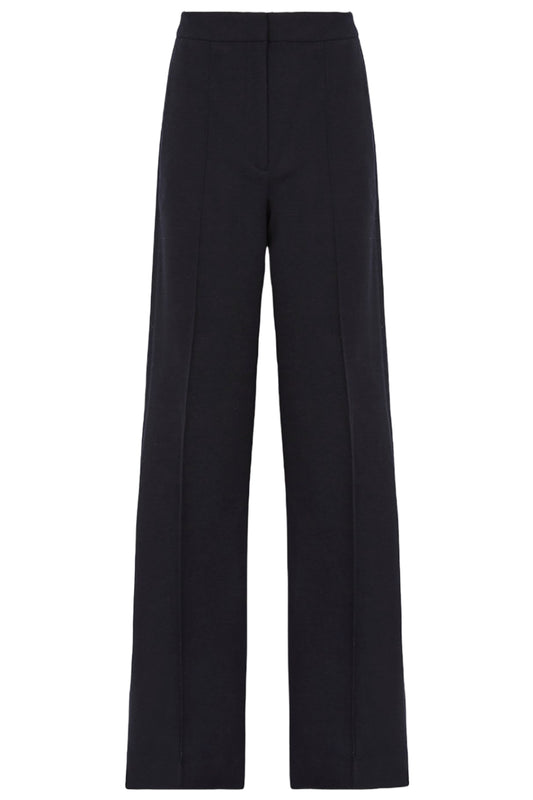 Iria Wool-Blend Wide Leg Trousers