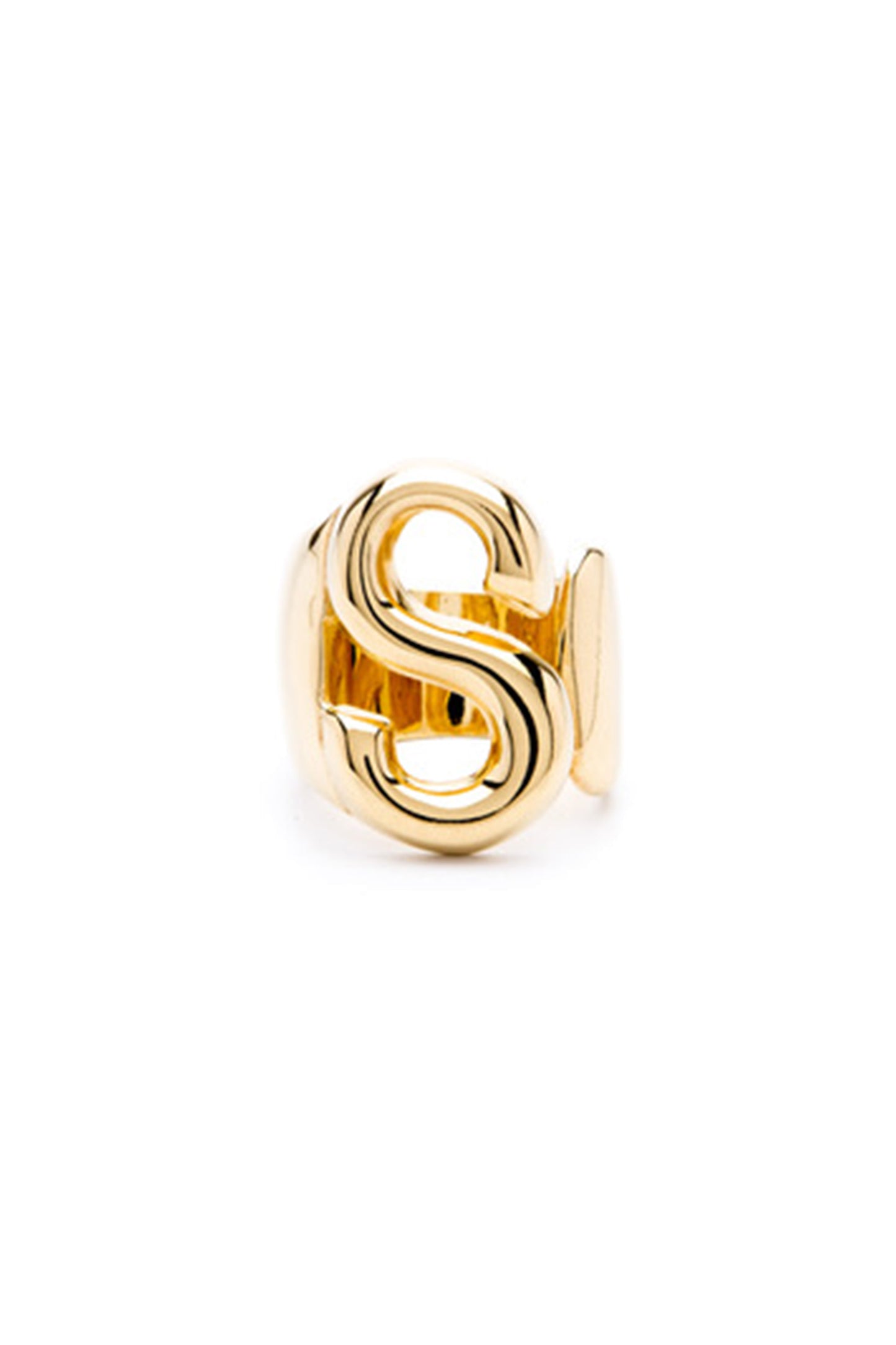 Gold Alphabet Letter Ring